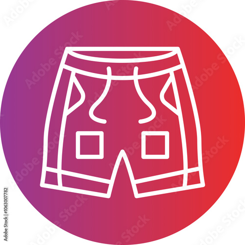Shorts icon style