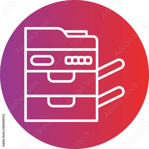 Copy Machine icon style