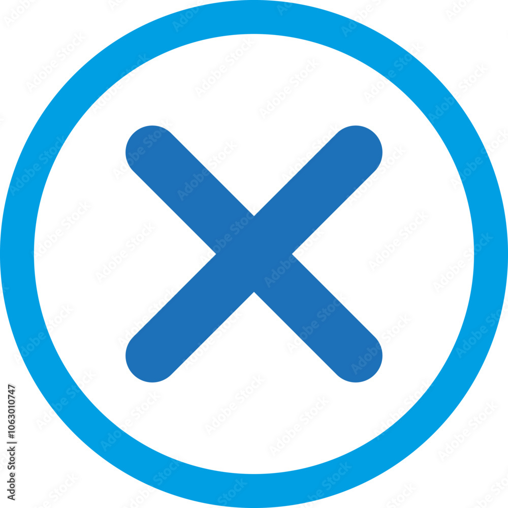 Obraz premium 엑스 싸인을 들고 있는 손 팻말