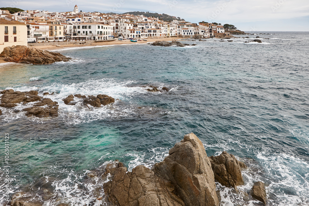 Picturesque village of Calella de Palafrugell. Girona, Catalonia, Spain