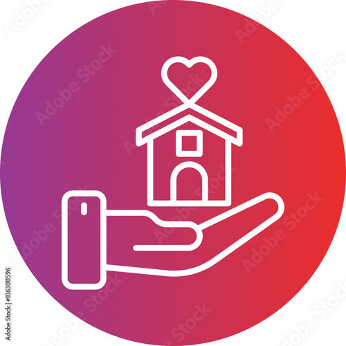 Shelter icon style
