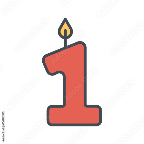 Age Number Vector Icon