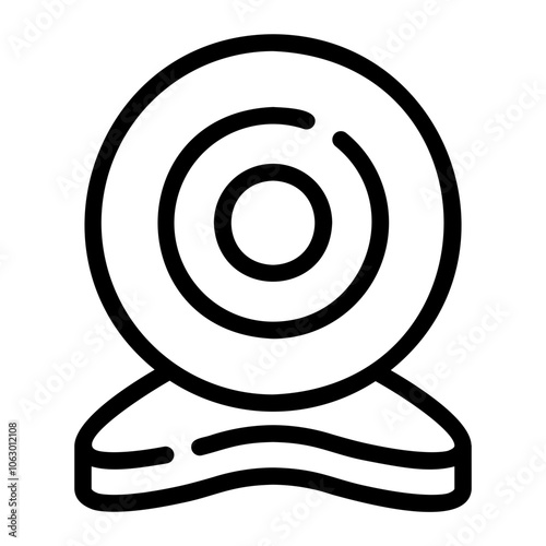 webcam Line Icon