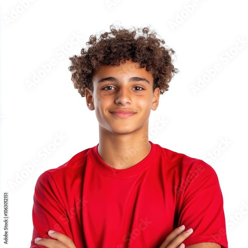 Young Athlete Portrait Studio Shot