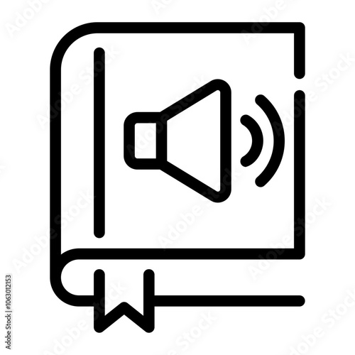 audio book Line Icon