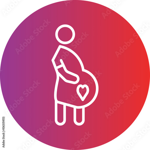 Pregnancy icon style