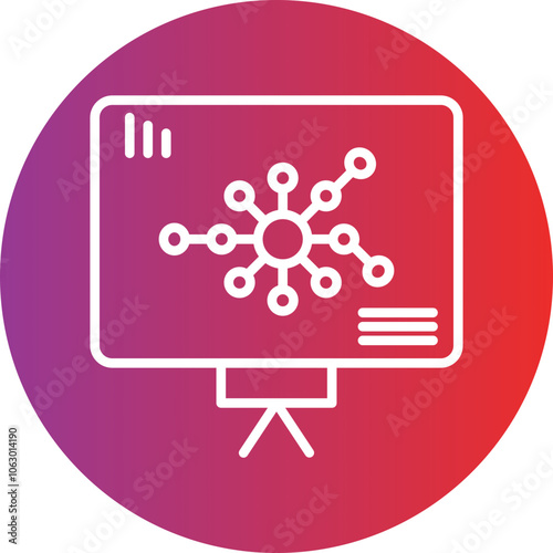 Bioinformatics icon style photo