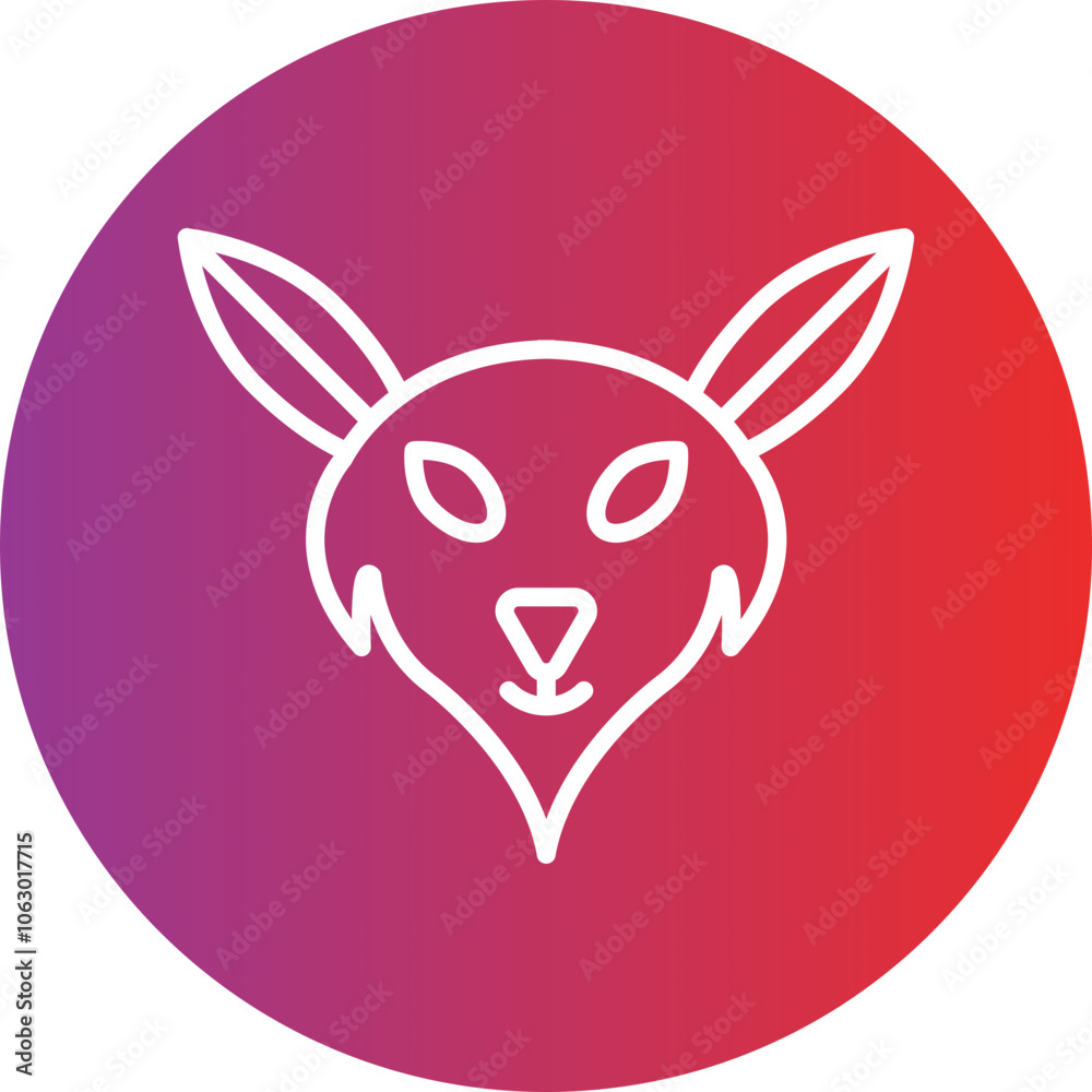 Fennec Fox icon style Fennec Fox icon style