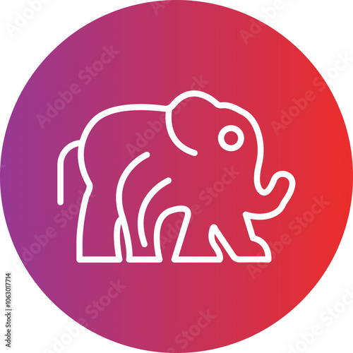 Elephant icon style