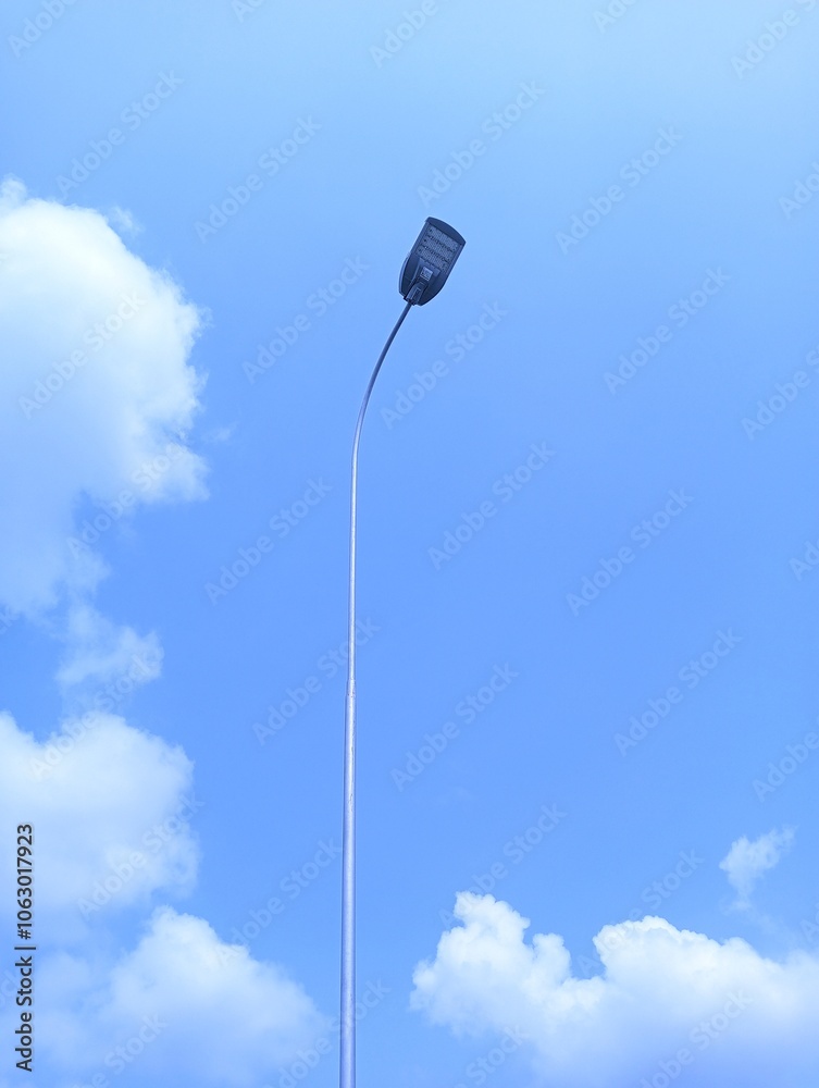 street lamp against blue sky street lamp against blue sky