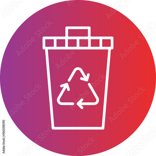 Recycling icon style