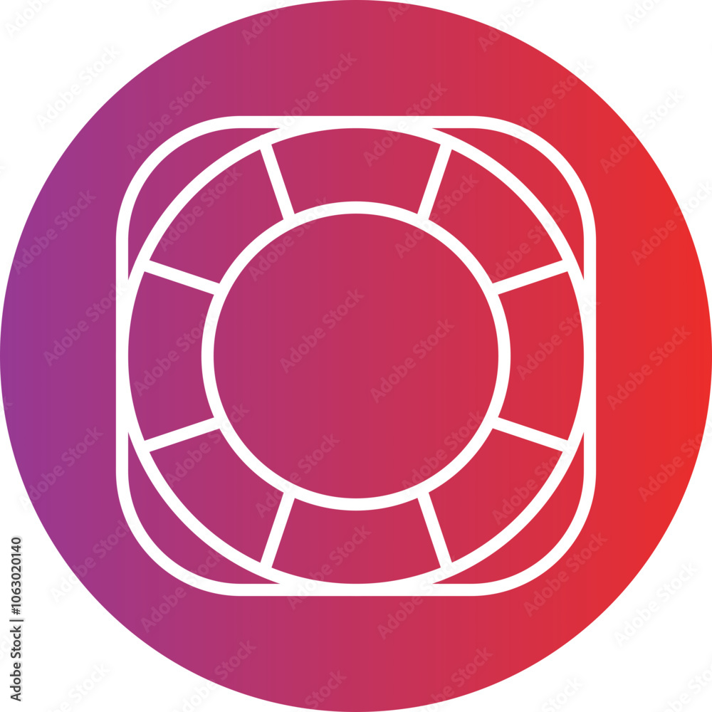 Life Preserver icon style Life Preserver icon style