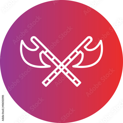 Hatchet icon style