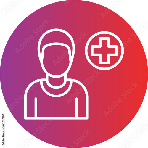 Paramedic Male icon style
