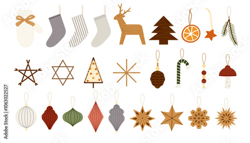 Christmas Ornaments Collection Zero Waste Eco Friendly 