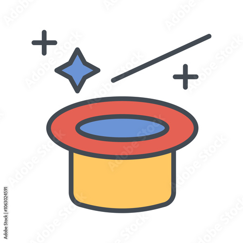 Magician's Hat Vector Icon