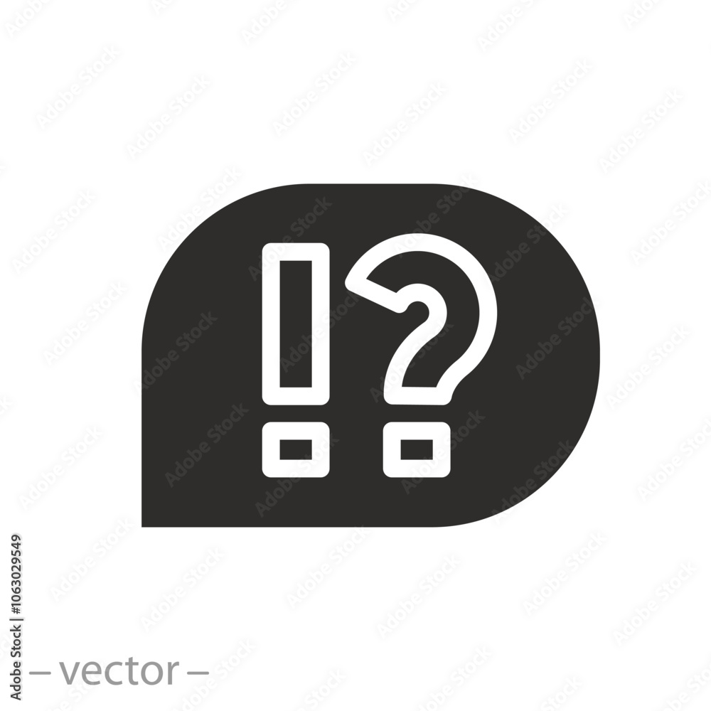 help social speak, faq icon, inquiry why, uncertainty or curious, answer why and who, flat vector illustration help social speak, faq icon, inquiry why, uncertainty or curious, answer why and who, flat vector illustration