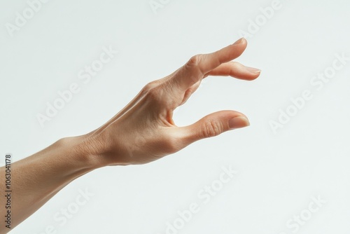 A single hand reaching upwards against a plain background, representing aspiration, hope, and the desire for connection in the simplicity of human gestures.