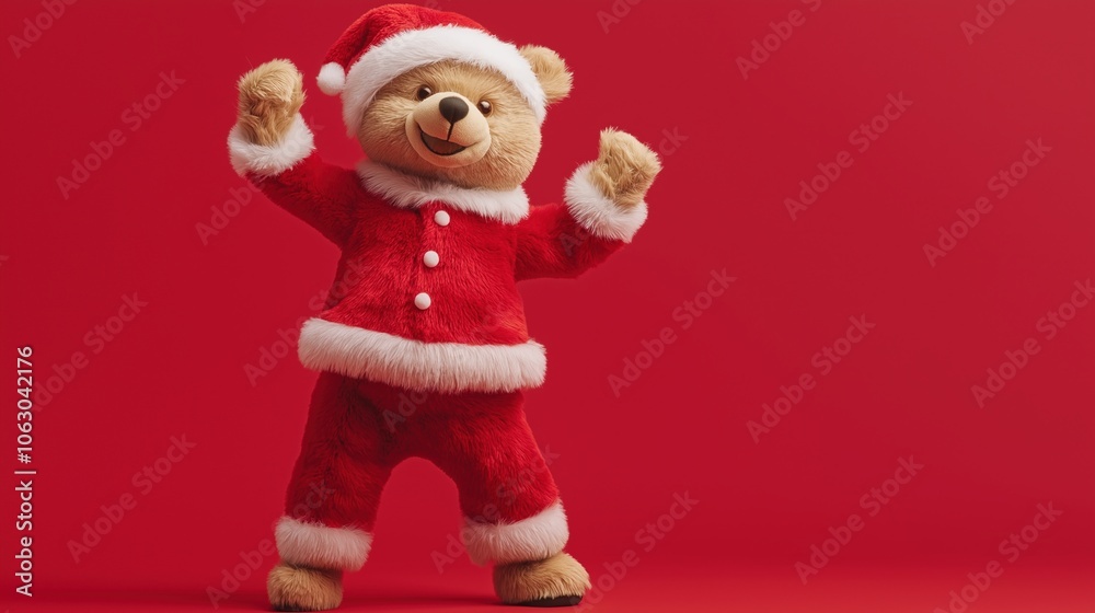 Dancing Santa Bear Celebration Dancing Santa Bear Celebration