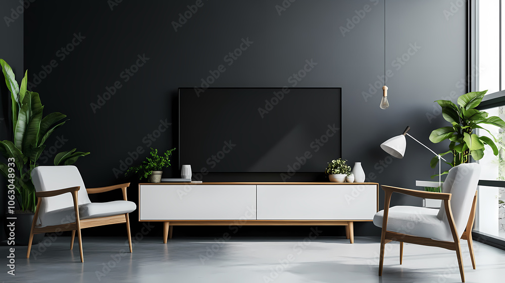 Modern home scene Modern home scene