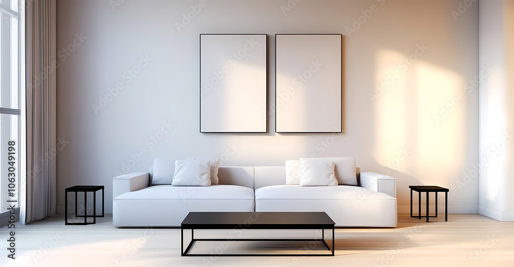 Fototapeta premium Modern home scene
