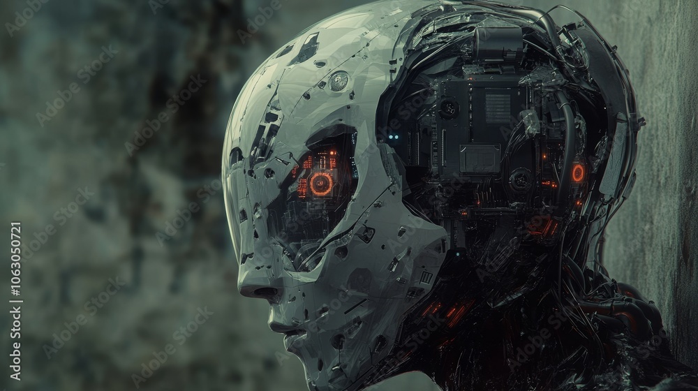 Fototapeta premium Exploring the intersection of technology, artificial intelligence, and business innovations
