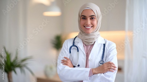 Wallpaper Mural Doctor Woman Smiling Torontodigital.ca