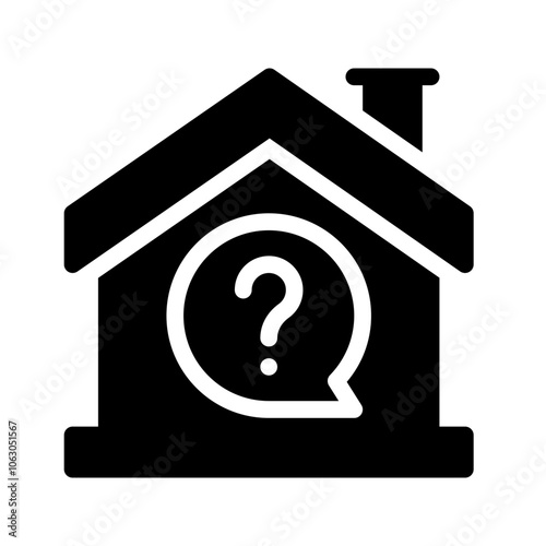 Icon Home With Style Glyph