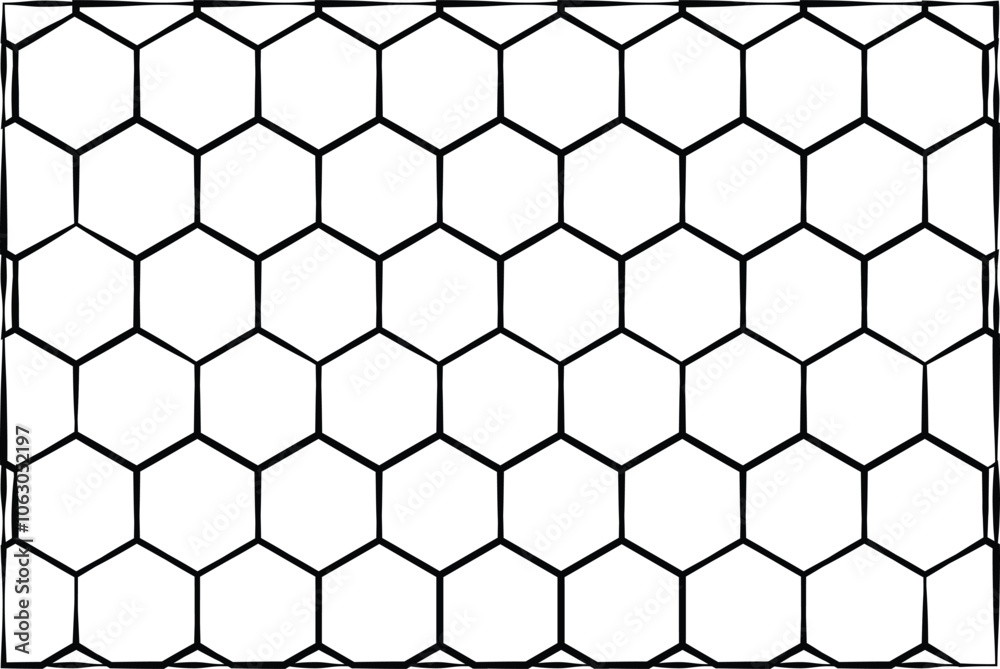 black honeycomb net mesh line on white background. black honeycomb net mesh line on white background.