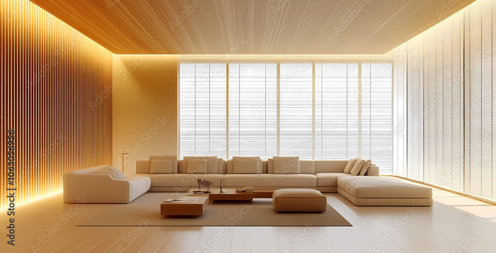 Fototapeta premium Modern home scene