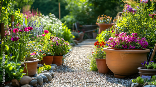 Whimsical Garden Adventures: Crafting Colorful Outdoor Sanctuaries with Imagination photo