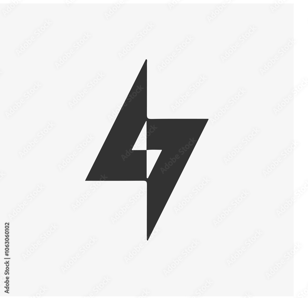 lightning icon vector illustration lightning icon vector illustration