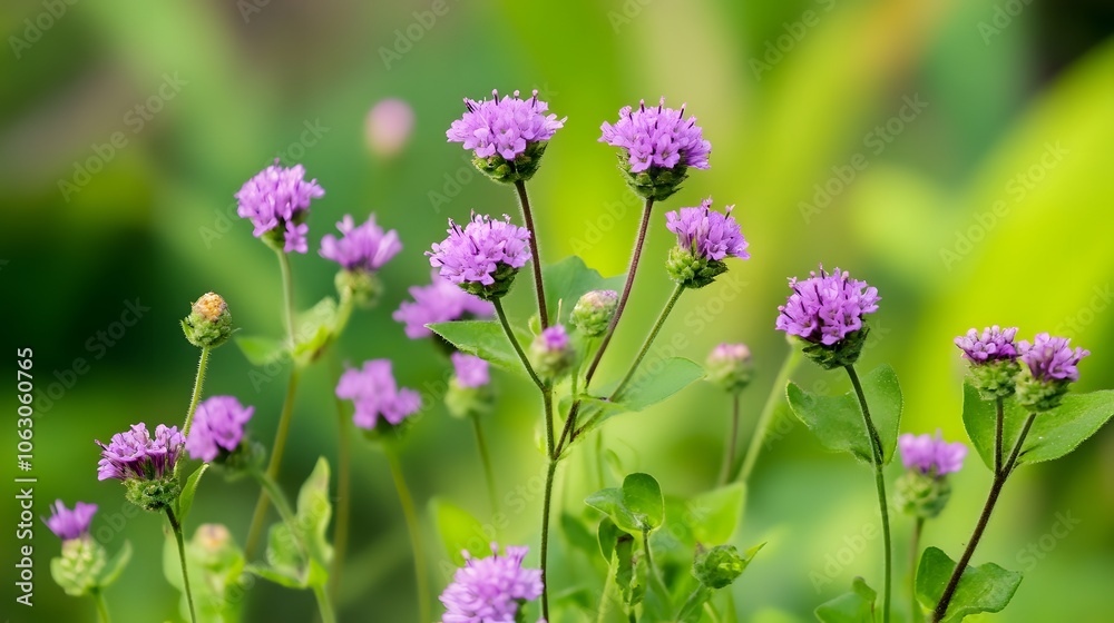 Colorful wildflowers brighten the landscape Colorful wildflowers brighten the landscape