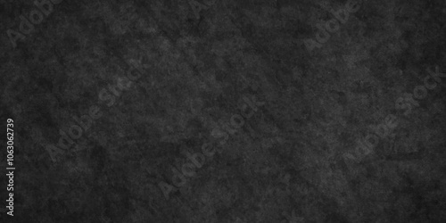 Black texture chalk board and black board background. stone concrete texture grunge backdrop background anthracite panorama. Panorama dark grey black slate background or texture.