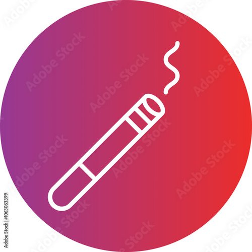Smoking Vector Icon Style