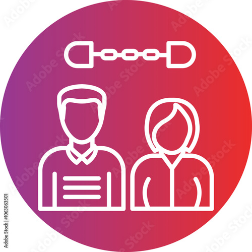 Codependency Vector Icon Style