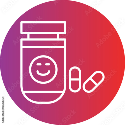 Antidepressants Vector Icon Style