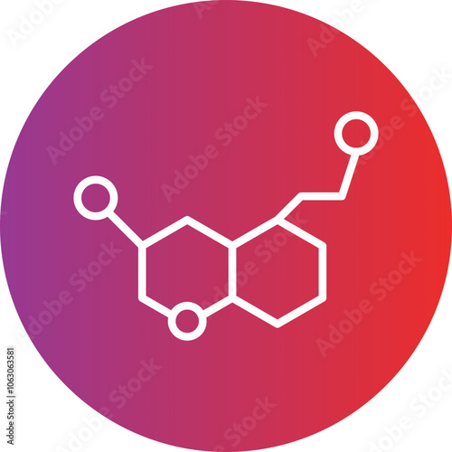 Serotonin Vector Icon Style