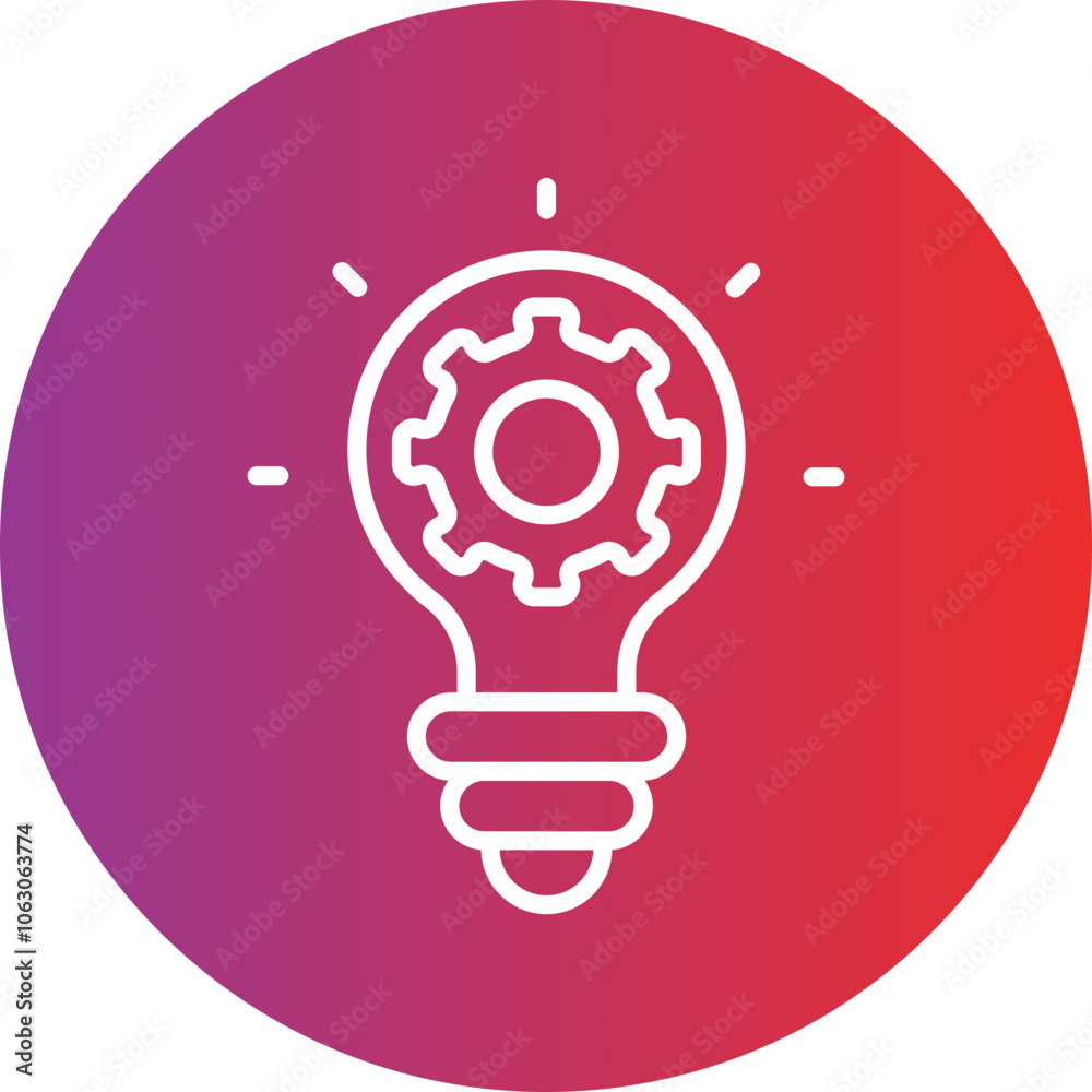 Automation Solutions Vector Icon Style Automation Solutions Vector Icon Style