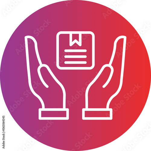 Package Handling Vector Icon Style
