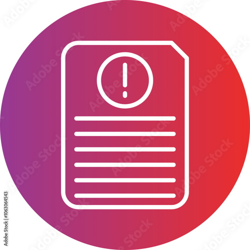 Complaint Vector Icon Style