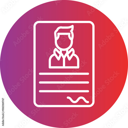 Child Consent, Vector Icon Style
