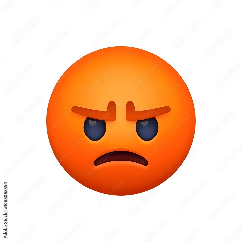 Fototapeta premium Angry Face 