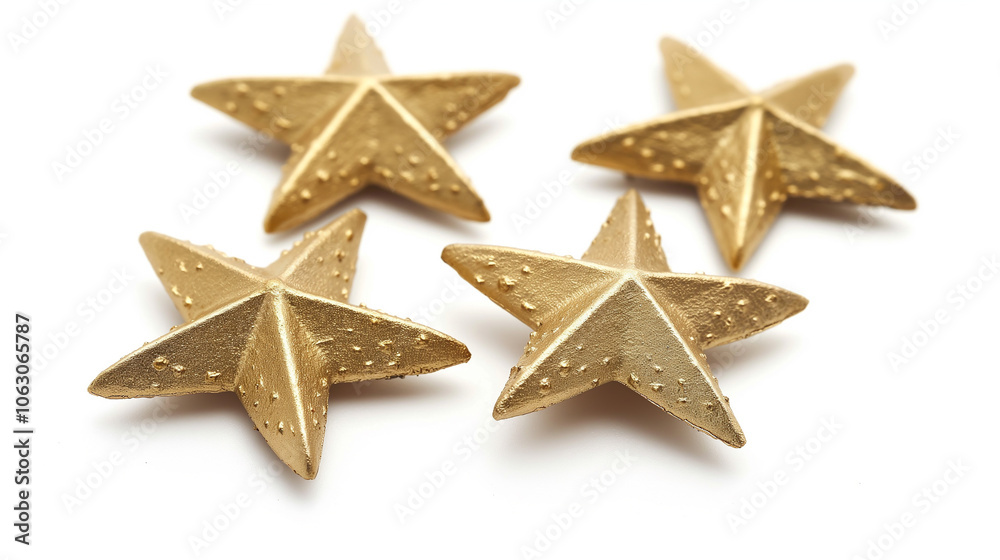 golden stars isolated on white background golden stars isolated on white background