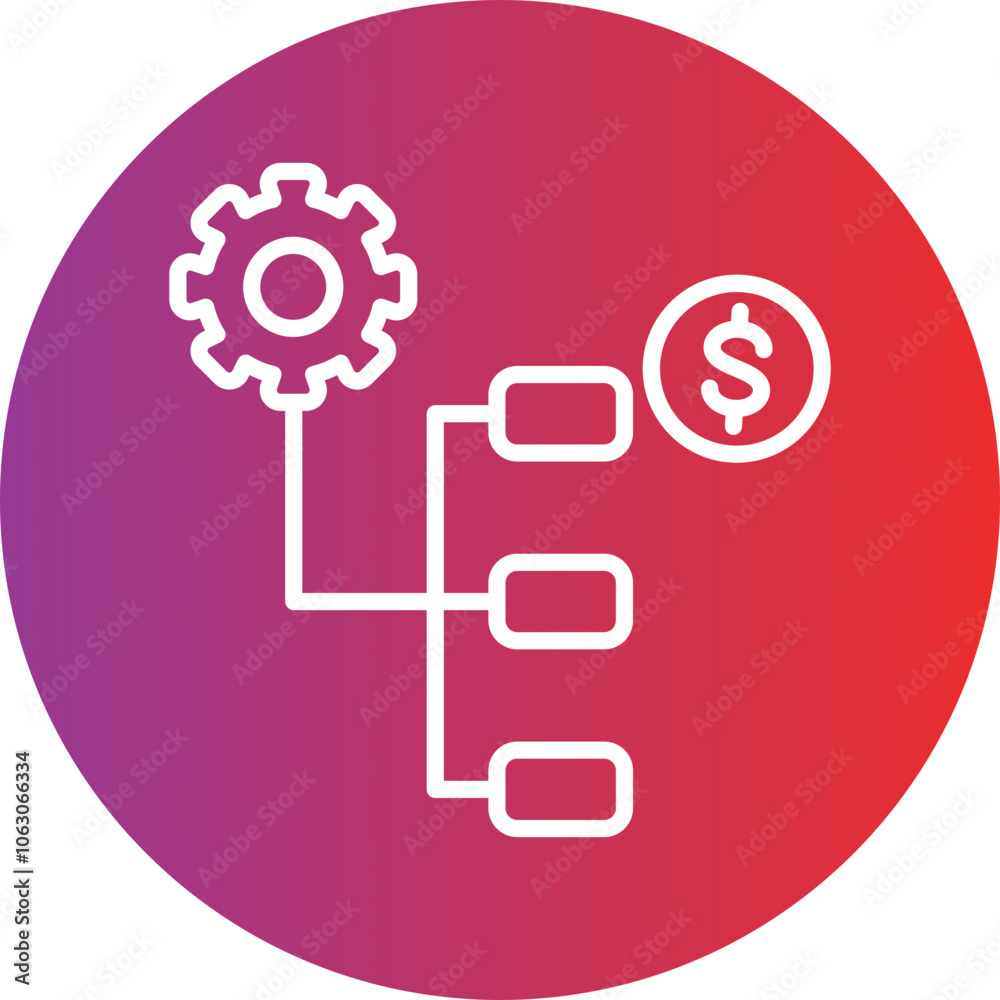 Business Plan Vector Icon Style Business Plan Vector Icon Style