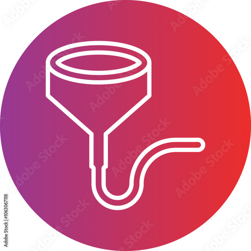 Beer Bong Vector Icon Style