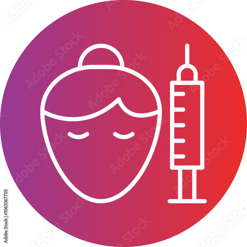 Botox Vector Icon Style