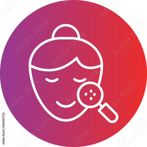 Dermatology Vector Icon Style