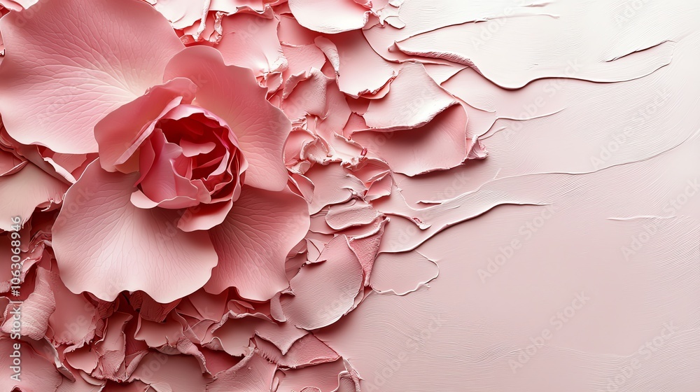 Deep pink rose petal closeup, smooth texture, sharp contrast Deep pink rose petal closeup, smooth texture, sharp contrast