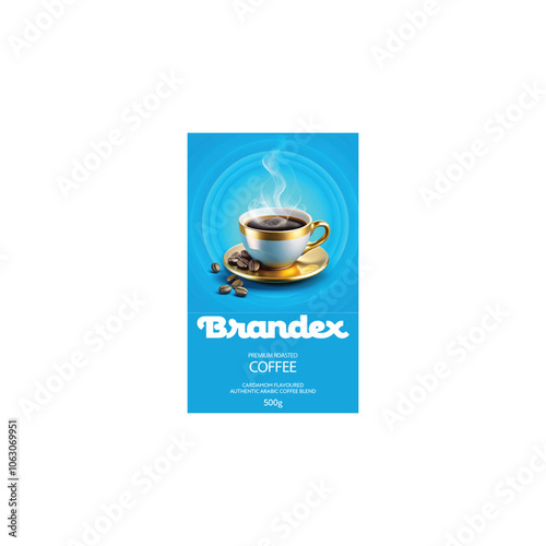 Coffee packaging design - eps